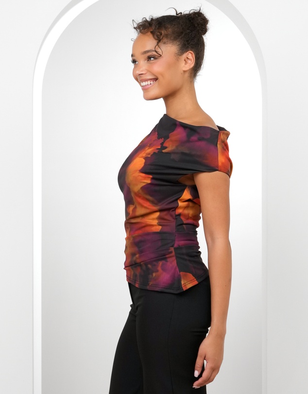 Pilgrim - Mardie Off Shoulder Print Top