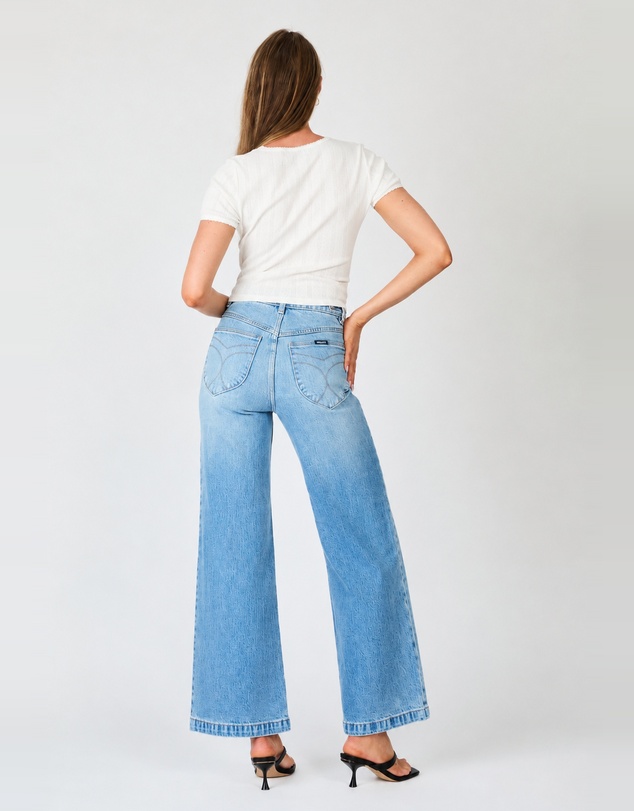 Rolla's - Sailor Long Cinch Lennon Blue