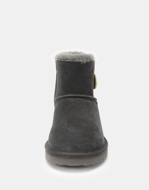 AusWooli Ugg Boots - Cabarita Short Sheepskin Wool Button Boots