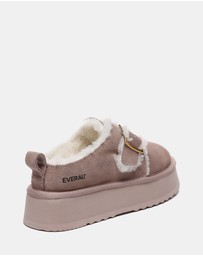 EVERAU - EverAU Ugg Tobias Cow Suede Upper House Shoes