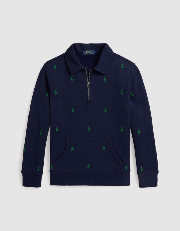 Polo Ralph Lauren - Polo Pony Fleece Collared Sweatshirt - Teens
