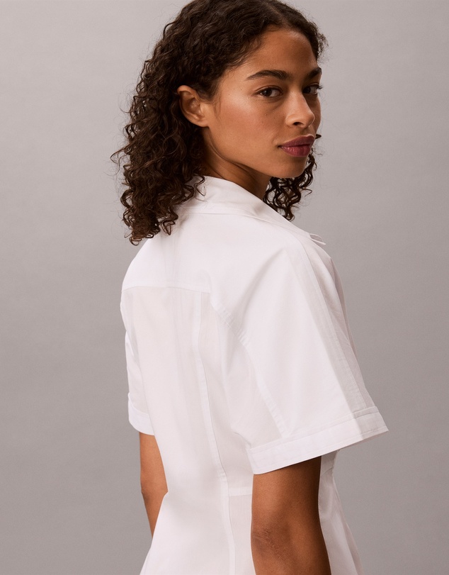 Calvin Klein Jeans - Cotton Poplin Mini Shirt Dress
