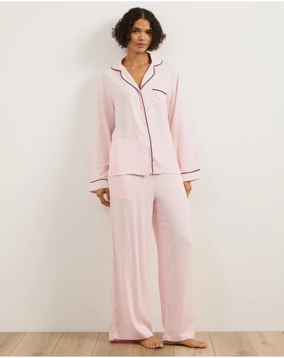 Atmos&Here - Ava Linen Blend Long PJ Set