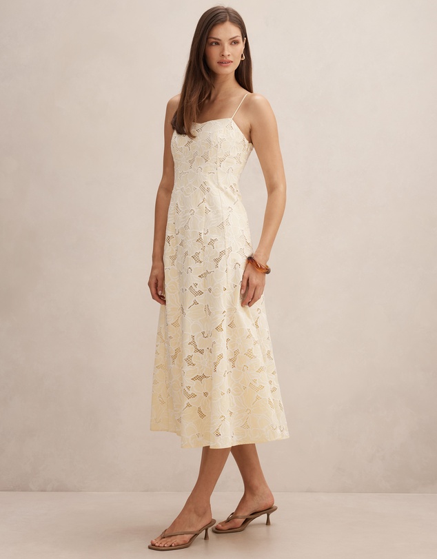 Forever New - Millie Embroidered Midi Dress