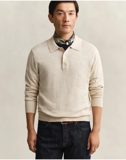 Gant - Slub Cotton Linen Polo