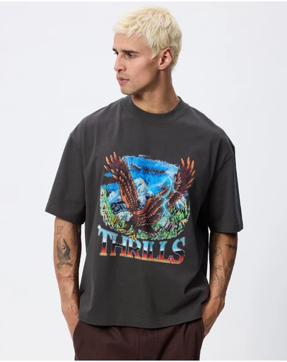 Thrills - Seen Heard Oversize Box Crop Tee