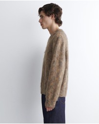 COS - Space-Dyed Mohair-Blend Crew-Neck Jumper