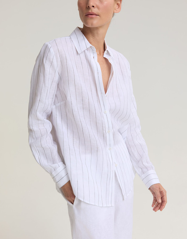 Sportscraft - Dahlia Stripe Linen Shirt