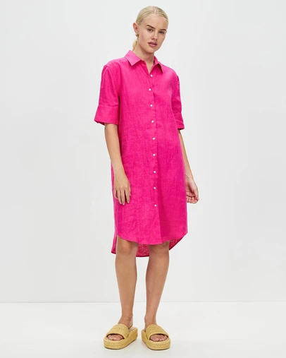 White By FTL - Hettie Shirt Dress