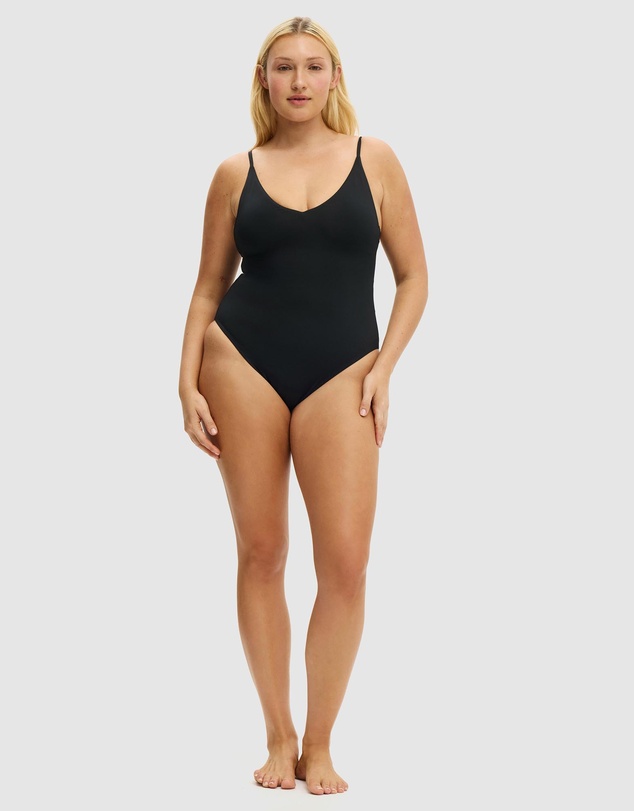 Cotton On Body - Thin Strap V-Neck Cheeky One Piece