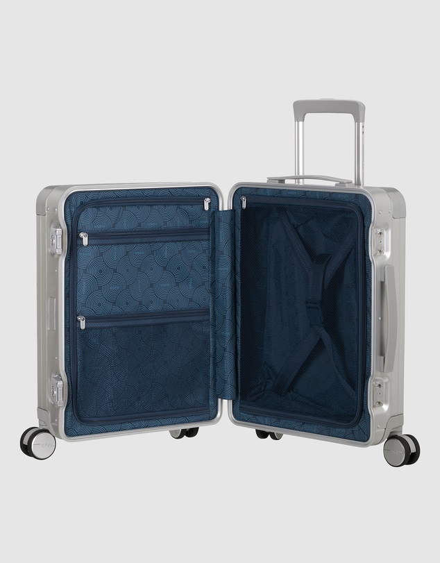 American Tourister - Soundbox Alu Carry-On Tsa Suitcase Expandable (55Cm)
