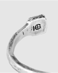 Haze & Glory - ICONIC EXCLUSIVE - Bracelet Men Sun Chaser Turquoise Bangle 925 Sterling Silver