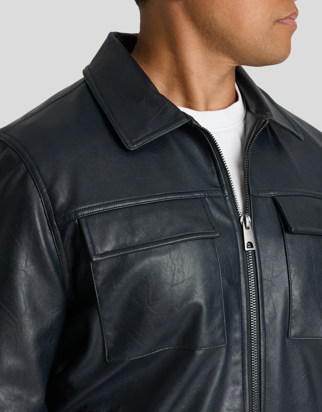 Johnny Bigg - Rebel Faux Leather Jacket
