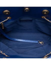 Pre-Loved by Azura Reborn - Pre-Loved CC Calfskin Front Zip Drawstring Chain Tote