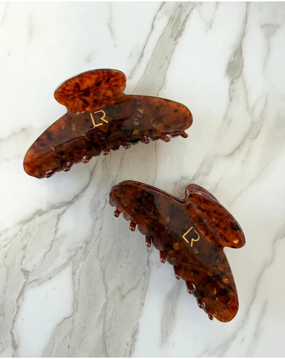 Luna Rae - Signature Hair Claw Set - Amber Duo