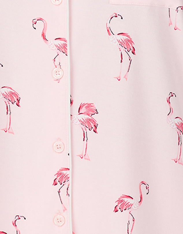 Kate Spade - Printed Modal Button Up Short Sleeve Short Pyjama Set