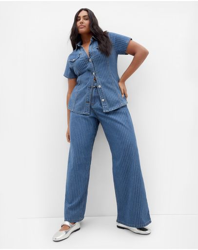Blue Pinstripe