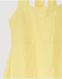 Revibe - Repaired AERE Lylah Linen Midi Dress - AU 8