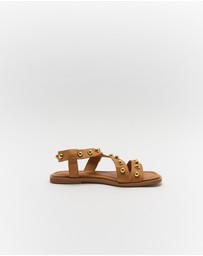 Walnut Melbourne - Reid Leather Sandal