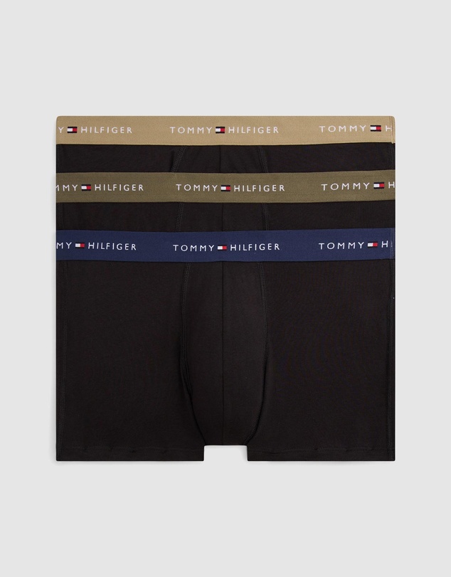 Tommy Hilfiger - 3-Pack Signature Repeat Logo Waistband Trunks