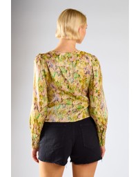 Glamorous - V-Neck Puff Sleeve Top