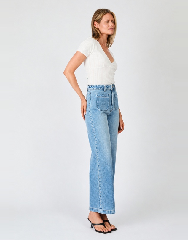 Rolla's - Sailor Long Cinch Lennon Blue