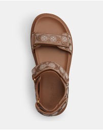 Coach - Brynn Crystal Signature Sandals