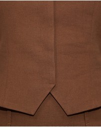 Dazie - Aura Linen Blend Halter Vest