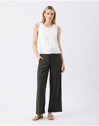 Ripe Maternity - Wide Leg Tencel Pant
