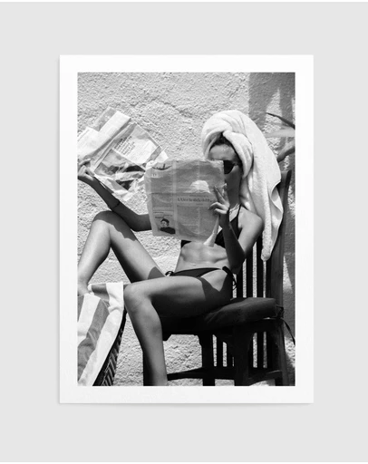 Olive et Oriel - Afternoon Ritual by Mario Stefanelli Art Print
