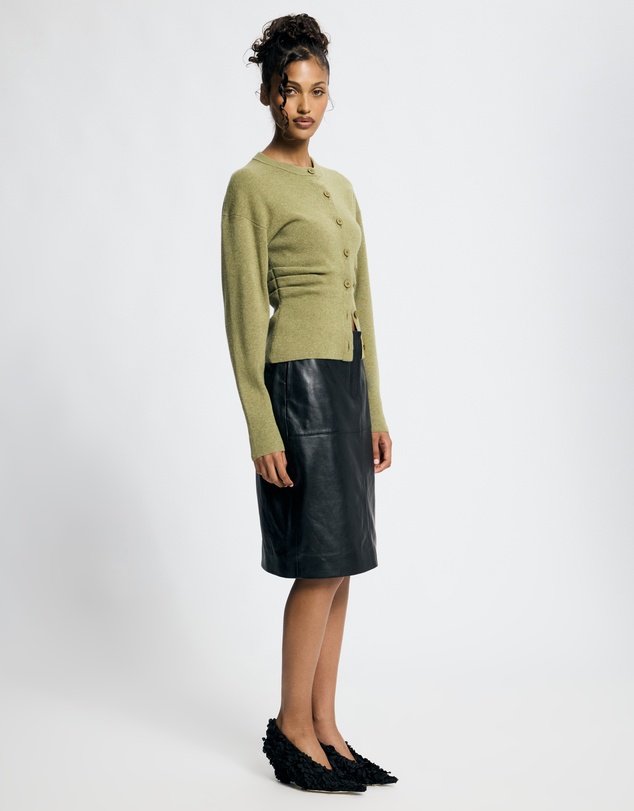 Lover - Dido Sculpted Wool Cardigan