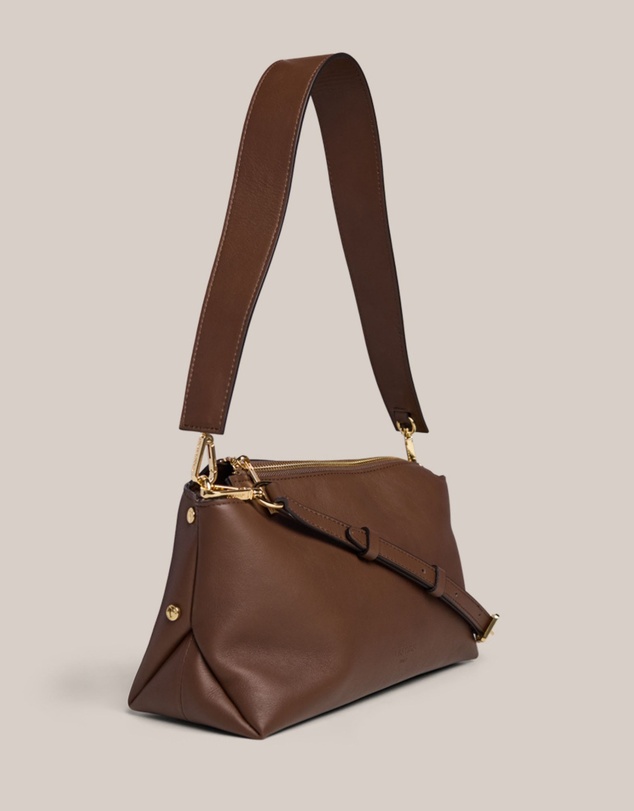 VESTIRSI - Clara Chocolate Shoulder Crossbody Bag