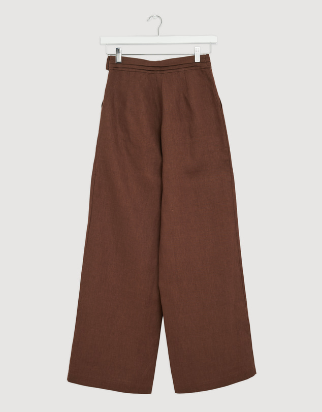 Revibe - Repaired AERE Wren Linen Pants - AU 8