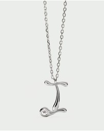 PDPAOLA - Initial 2026 I Silver Pendant Necklace