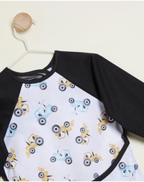 itti bitti - Sleeved Bib Smocks - Dozer