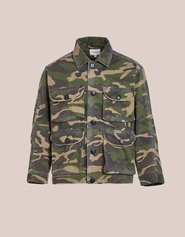 Found - Camouflage Twill Utility Cargo Jacket