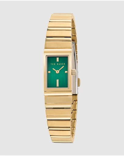 Ted Baker - Lileey 16mm Green Gold-Tone Bracelet Watch