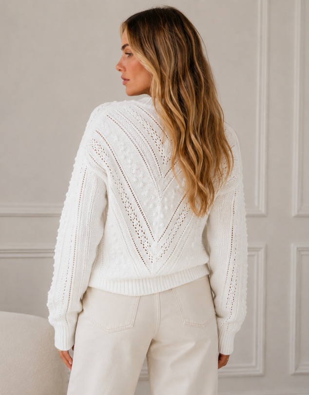 Esther & Co - Rheane Knit - White