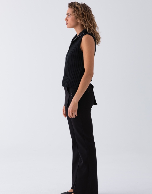 Style Addict - Riley Knit Zip Vest