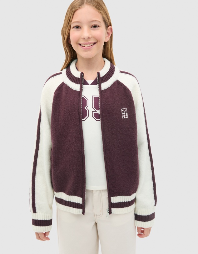 Seed Heritage - Zip Up Knit Bomber - Teen