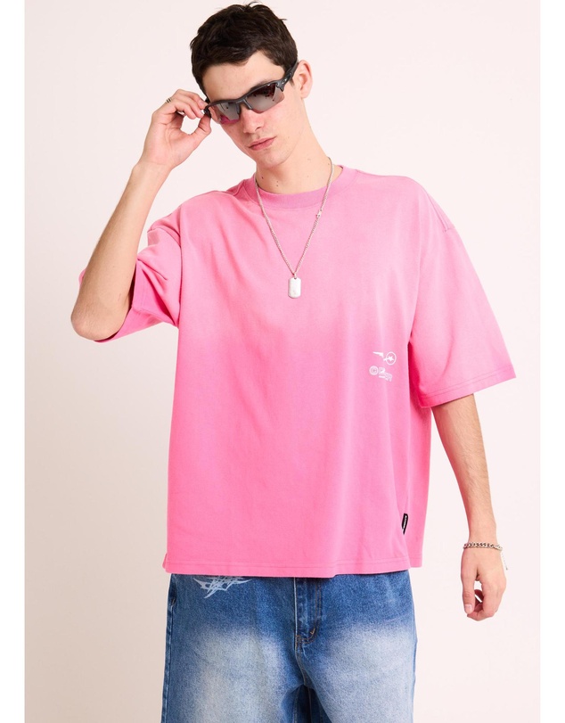 Black Noise White Rain - Homme Crop T-Shirt