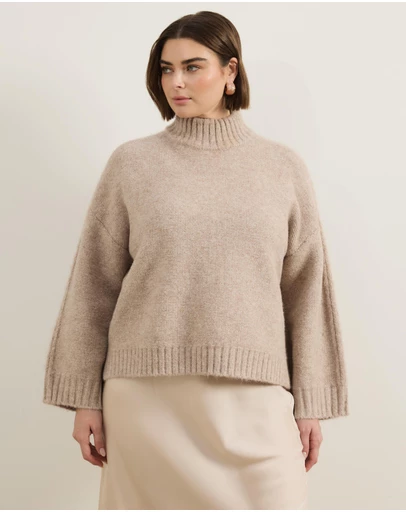 Atmos&Here Curvy - Charli Chunky Knit Jumper