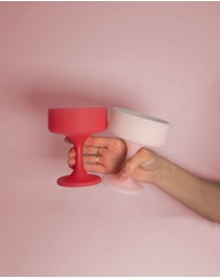 porter green - mecc | silicone unbreakable cocktail glasses