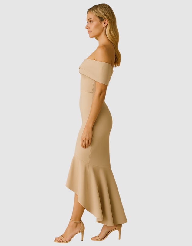 Romance by Honey and Beau - Rome Off Shoulder Maxi