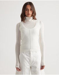 Decjuba - Tyla Fluffy Knit Tank