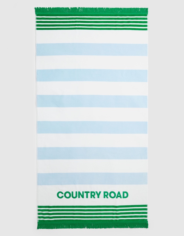 Country Road - Yamba Australian Cotton Beach Towel