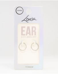 Lovisa - Titanium Sleeper Earrings 12MM