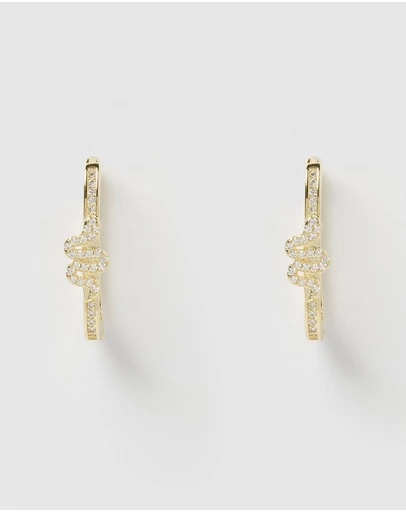 Izoa - Viper Hoop Earrings