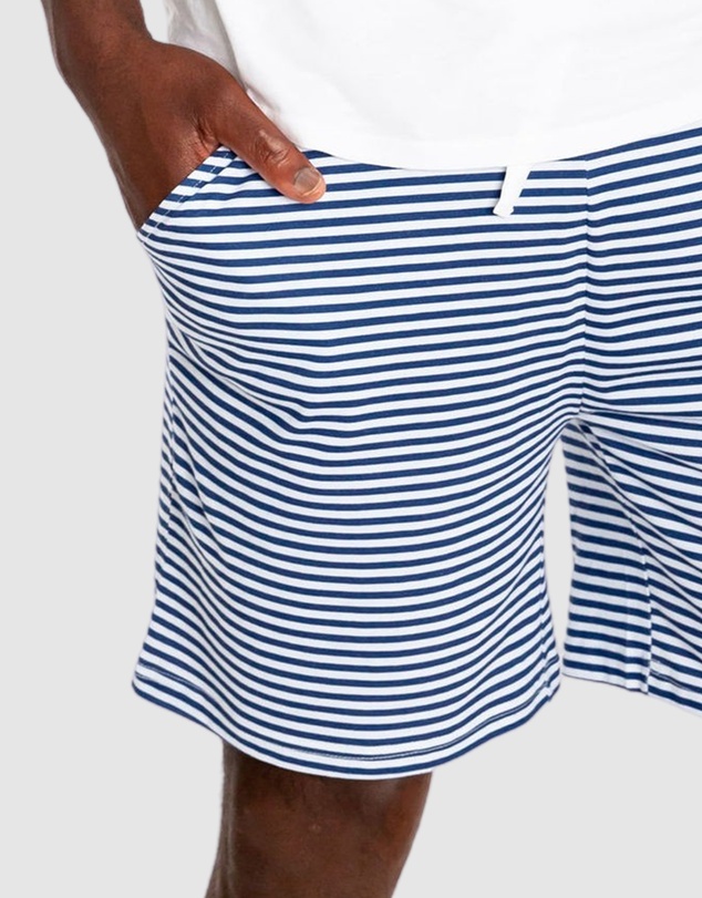Sant And Abel - Men's Marina Jersey Stripe Sleep Shorts
