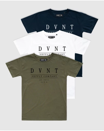 DVNT - 3-Pack Deluxe Tee